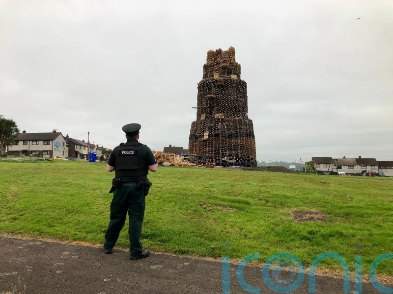 Man dies after fall from bonfire in Northern Ireland