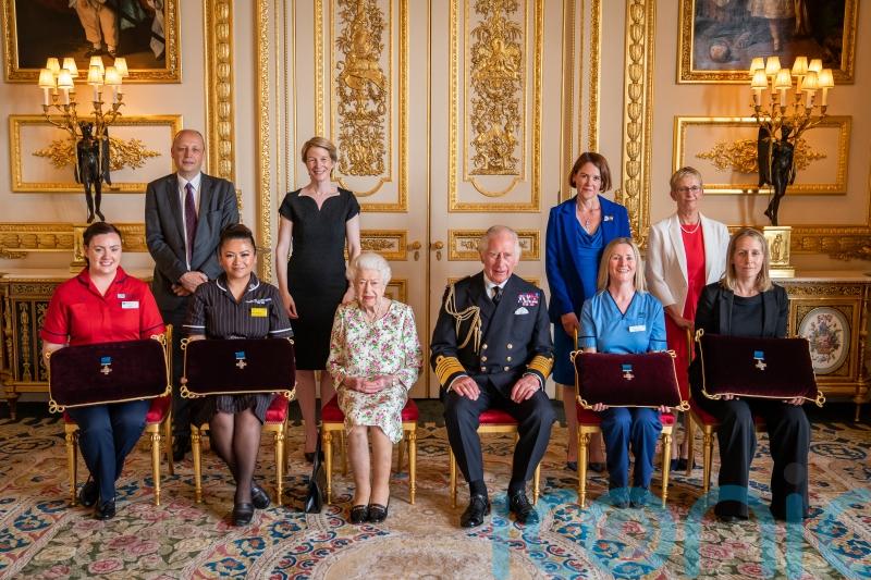 Queen hails vaccine rollout as NHS awarded George Cross