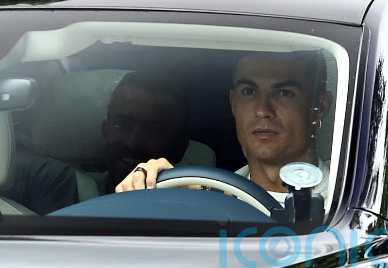 Cristiano Ronaldo arrives at Manchester United training ground to discuss future