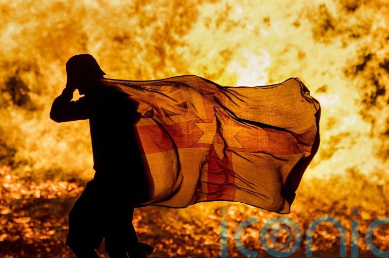 Police investigate almost 60 potential offences at loyalist bonfires