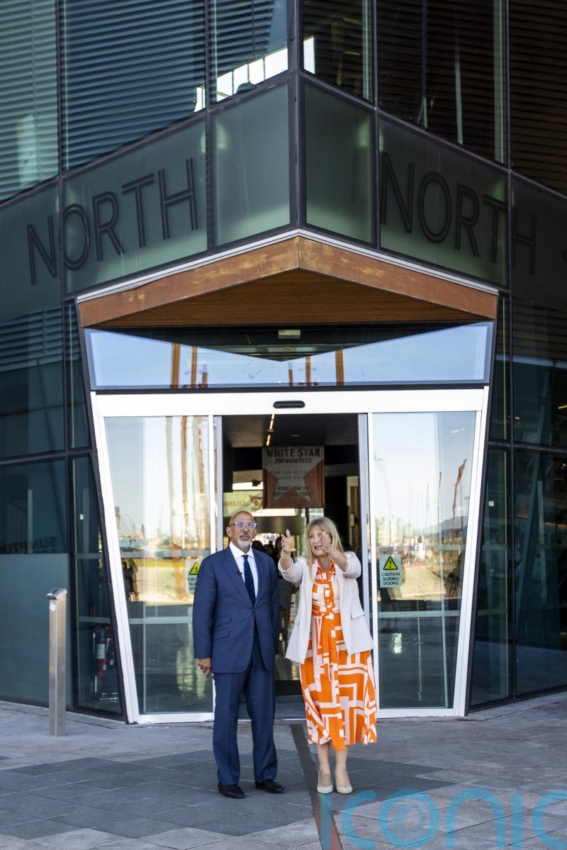 Chancellor tours Northern Ireland’s industrial past and cybersecurity future