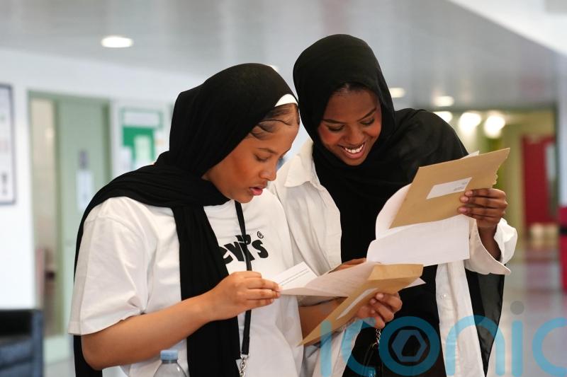 A-level grades down on last year but remain higher than pre-pandemic