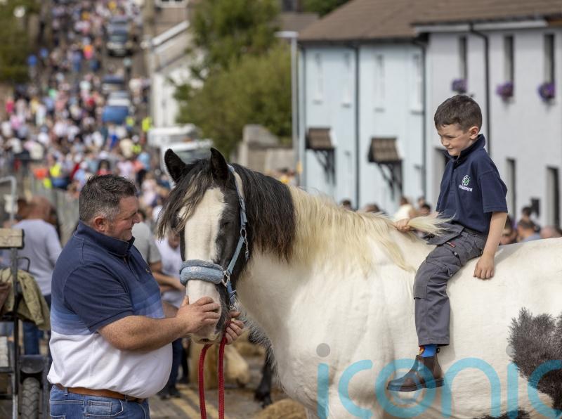 People throng streets of Ballycastle for Ould Lammas Fair
