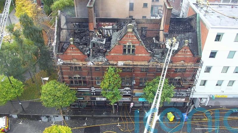 Man, 18, appears in court over Cathedral Quarter fire