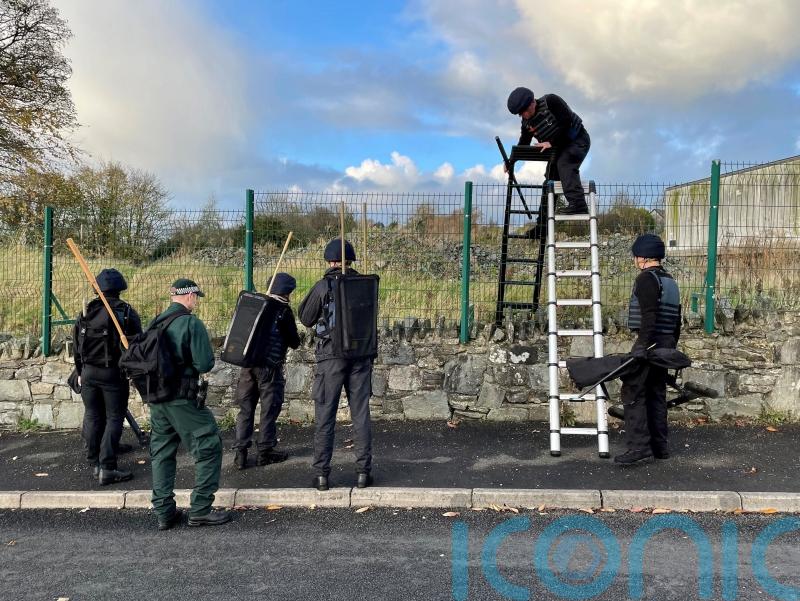 Four men arrested over attempted murder of police released after questioning