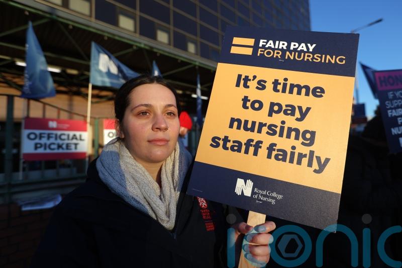 Hundreds of hospital appointments postponed as nurses take part in strike