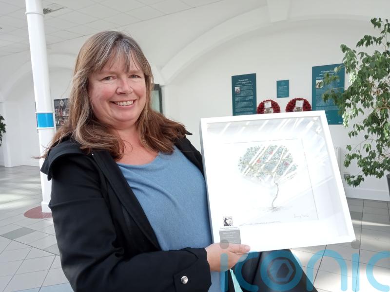 Craftswoman’s pride at making glass sculpture fit for future king