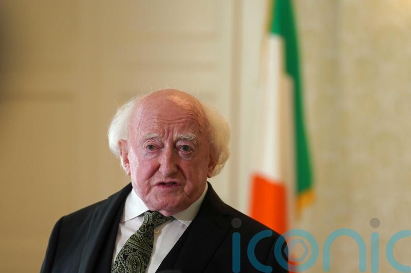 Uachtarán na hÉireann praises Pope Benedict’s ‘steadfast interest’ in North of Ireland.