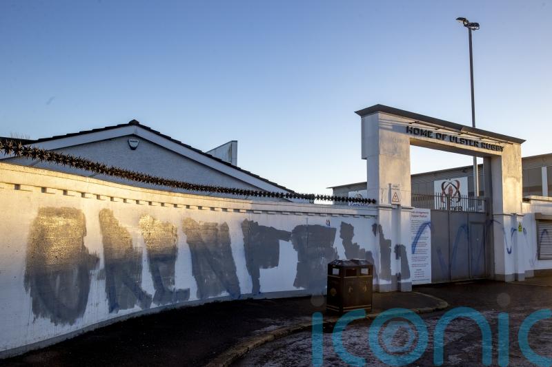 Investigation launched after Grenfell graffiti painted on Ulster Rugby stadium