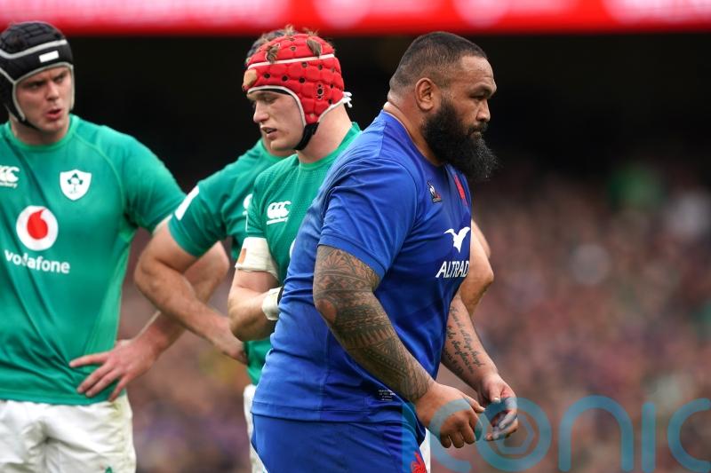 France prop Uini Atonio receives ban for high tackle on Ireland's Rob Herring