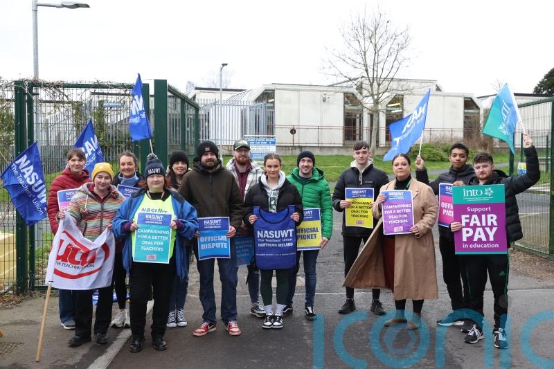 Teachers and some health workers stage strike action