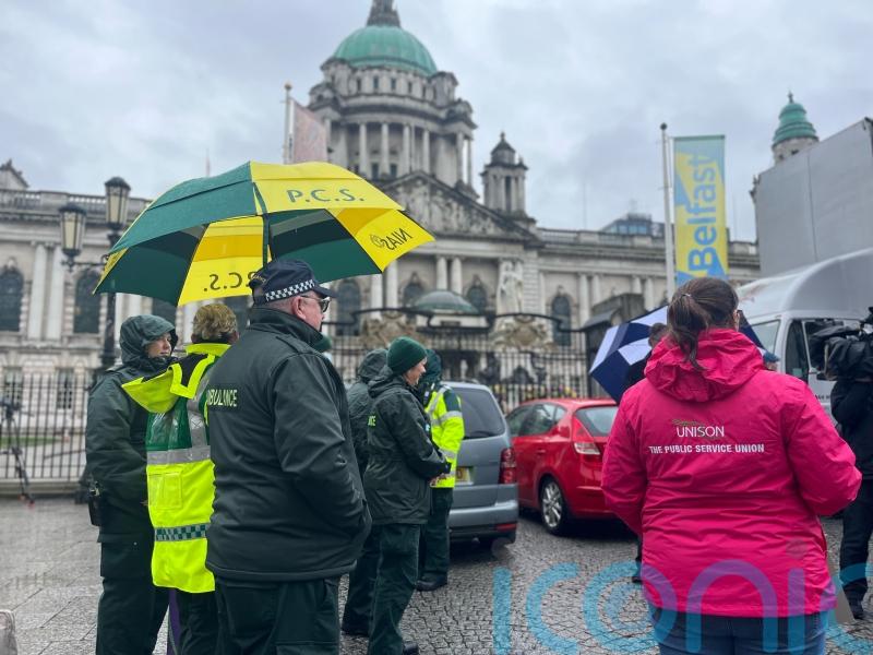 Northern Ireland healthcare workers pause strike action after talks announced