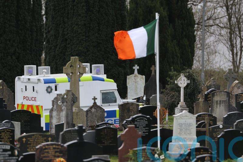 Security operation mounted at cemetery following republican Easter event