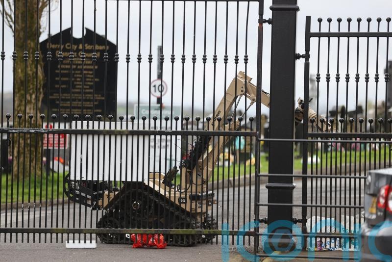 Suspicious device discovered at cemetery following republican Easter event