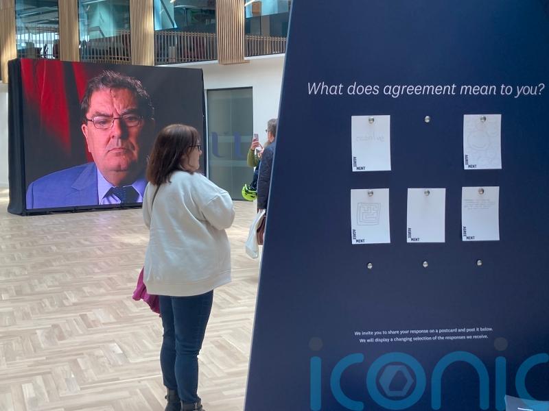 Video portraits of Belfast/Good Friday Agreement leaders provoke tears