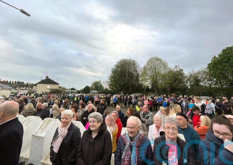 Hundreds attend Strabane vigil for three family members killed in road collision