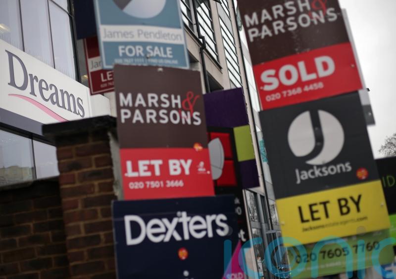 House prices fall between February and March, but still higher than a year ago