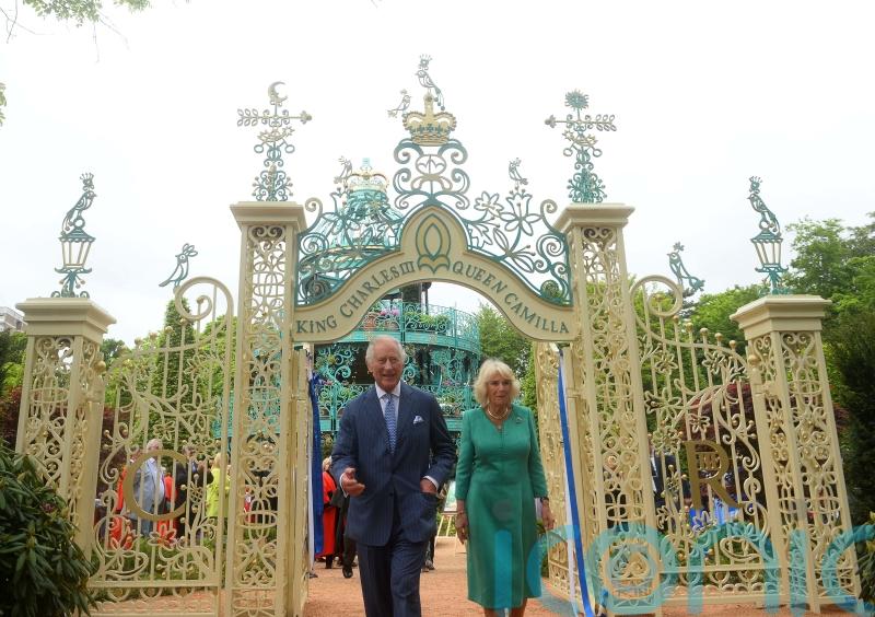 King and Queen delighted by ‘whimsical’ coronation garden in Co Antrim