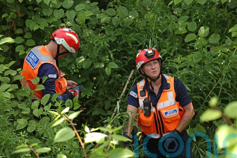 River and ground searches for missing woman resume
