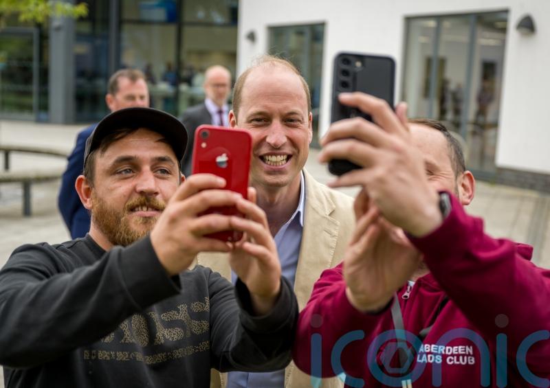 Prince of Wales arrives in Aberdeen in tour to announce homelessness project