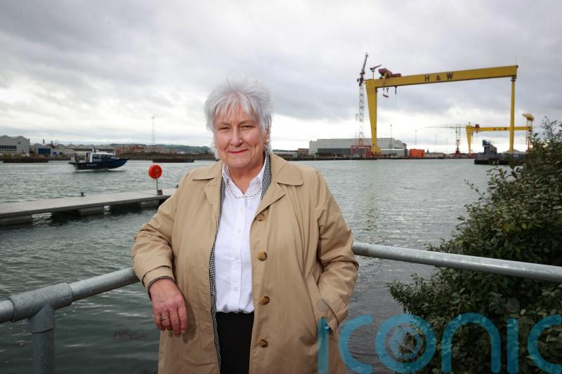 Defence minister praises Northern Ireland industry as she boards ‘flying ferry’
