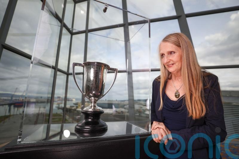 Cup awarded to captain who rescued Titanic survivors goes on display in Belfast