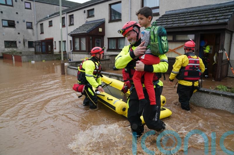 Second red warning in place as Storm Babet causes widespread flooding and deaths