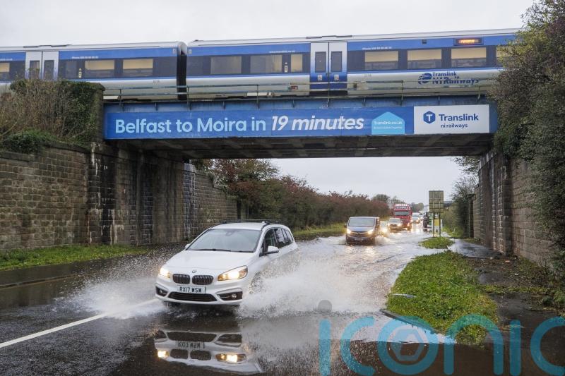 Flooding hits Northern Ireland amid rain warning as Storm Ciaran approaches