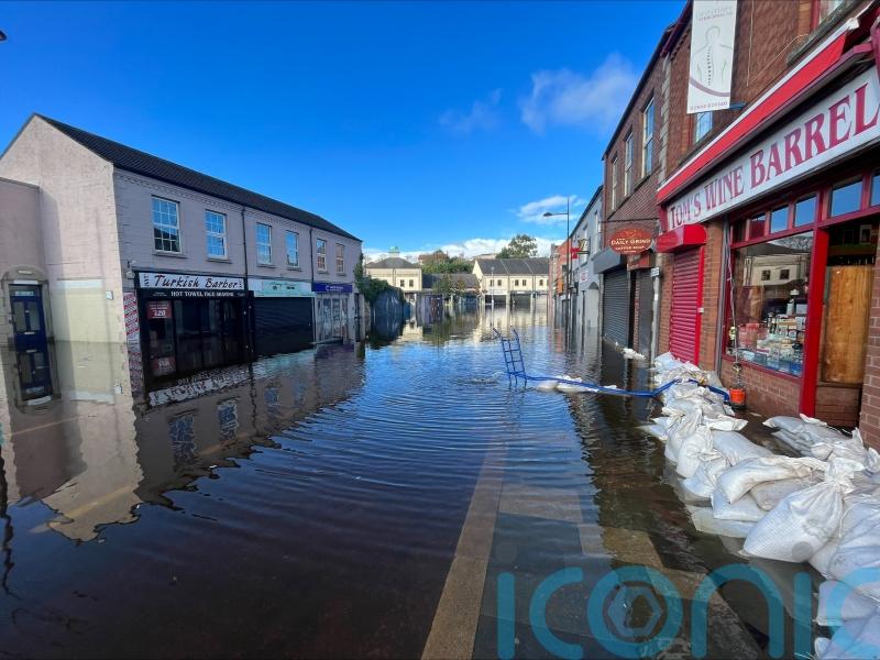 Downpatrick left ‘hopeless’ by floods, as water fails to recede