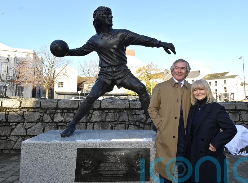 Pat Jennings speaks of disbelief at home city statue honour