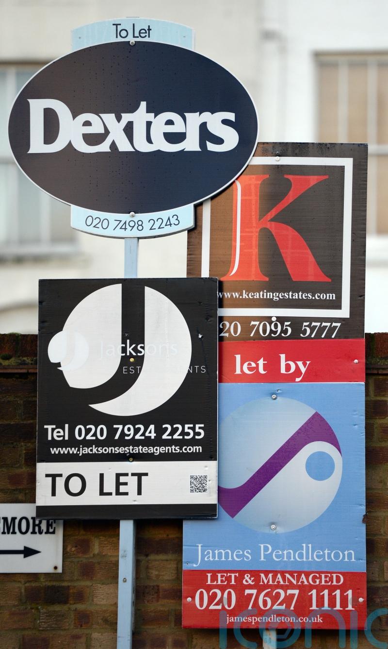 Record rise in rents as house prices fall annually for first time in a decade