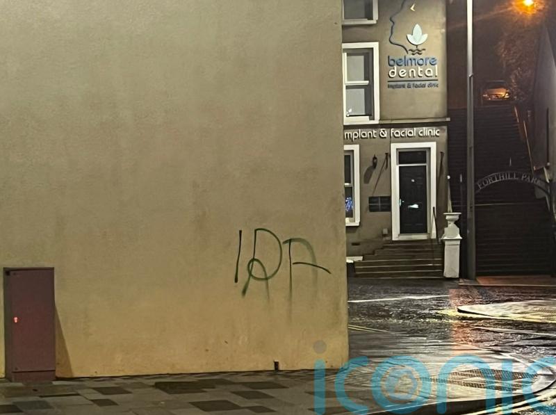 IRA graffiti near Enniskillen Troubles memorial treated as hate crime
