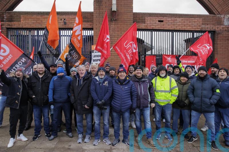 Transport and education workers go on strike amid ‘debilitating’ pay situation