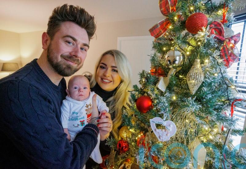 Record-breaking premature baby girl home from hospital in time for Christmas