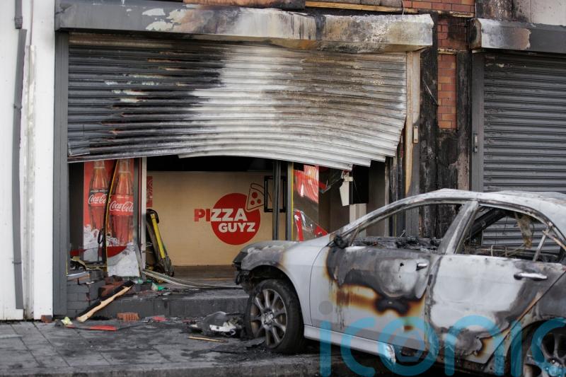 West Belfast pizza shop damaged in ‘deplorable’ attack