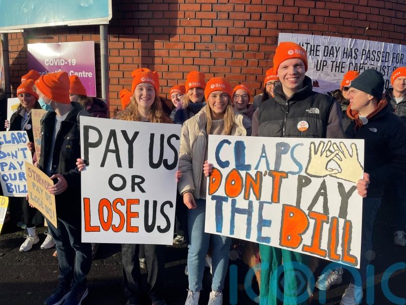 Striking medics warn more doctors will leave NI service if pay calls not heeded