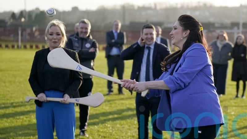 Little-Pengelly hails impact of ‘positive leadership’ during GAA club visit