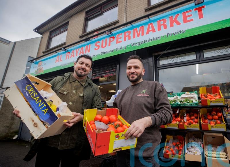 Syrian says he feels welcome after opening new shop following arson attack
