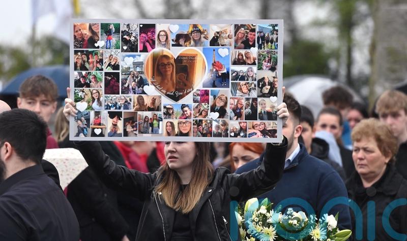 Final loving texts of teenage couple killed in crash read to funeral mourners