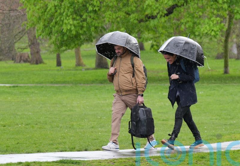 Thunderstorms and downpours set to hit south-west England and Northern Ireland