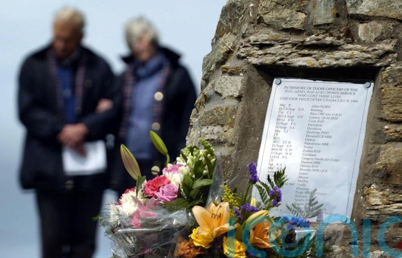 Son of Chinook crash victim lodges complaint over MoD 100-year file lockdown