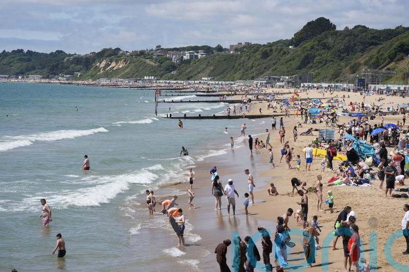 Man found safe and well after search at Bournemouth Beach on hottest day of year