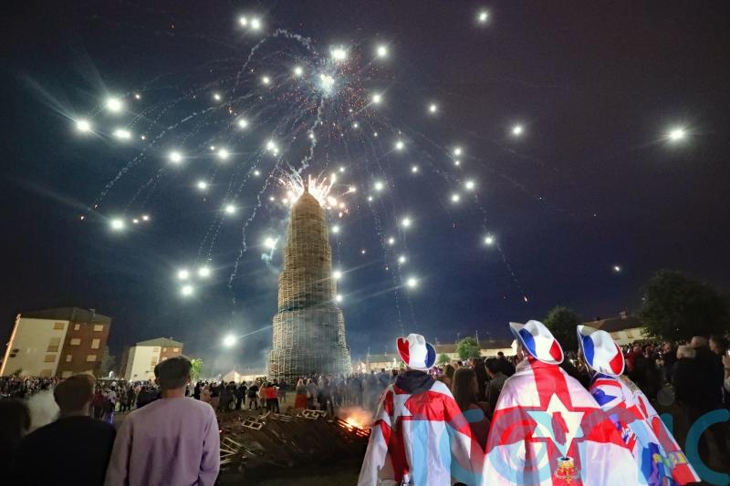 Hundreds of bonfires to be lit in loyalist areas of Northern Ireland