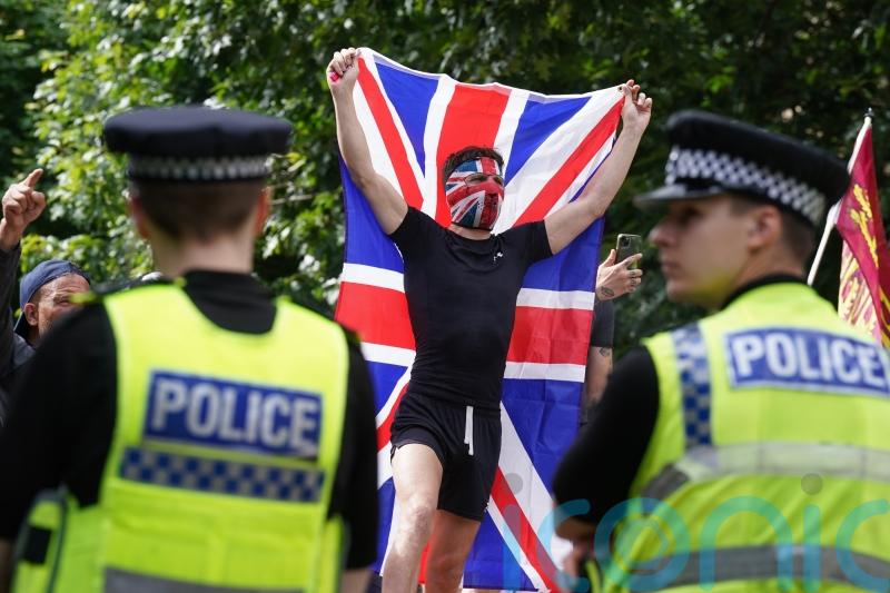 Protesters clash with police as ministers to meet to discuss potential disorder