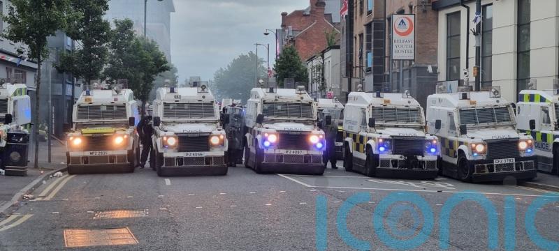 Police attacked during further violence in Belfast