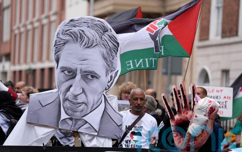 ‘Stop the genocide’: Pro-Palestine protest held outside Leinster House