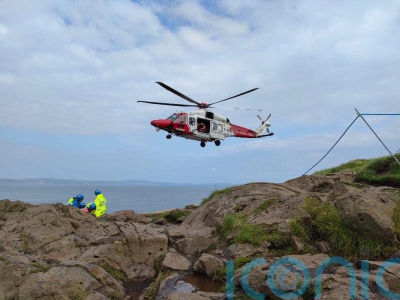 Man in his 80s airlifted after fall at Antrim tourist attraction