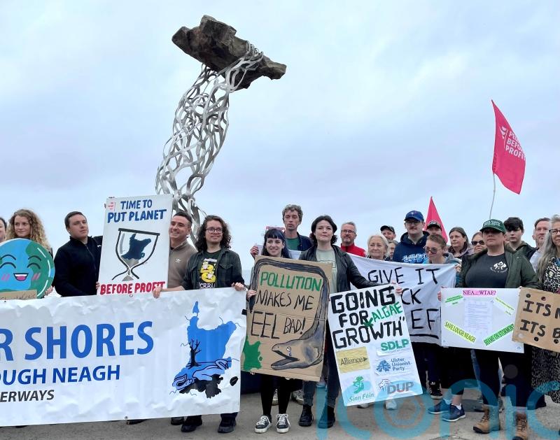 Activists call for urgent action to tackle environmental crisis at Lough Neagh