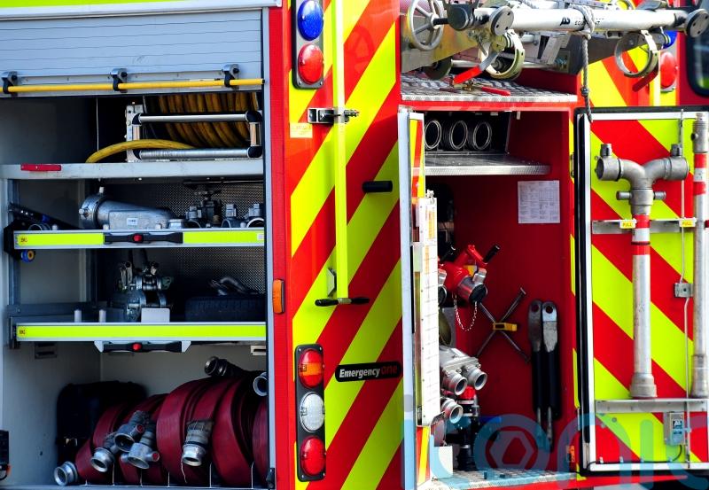 Dozens of firefighters tackle blaze at Co Antrim church