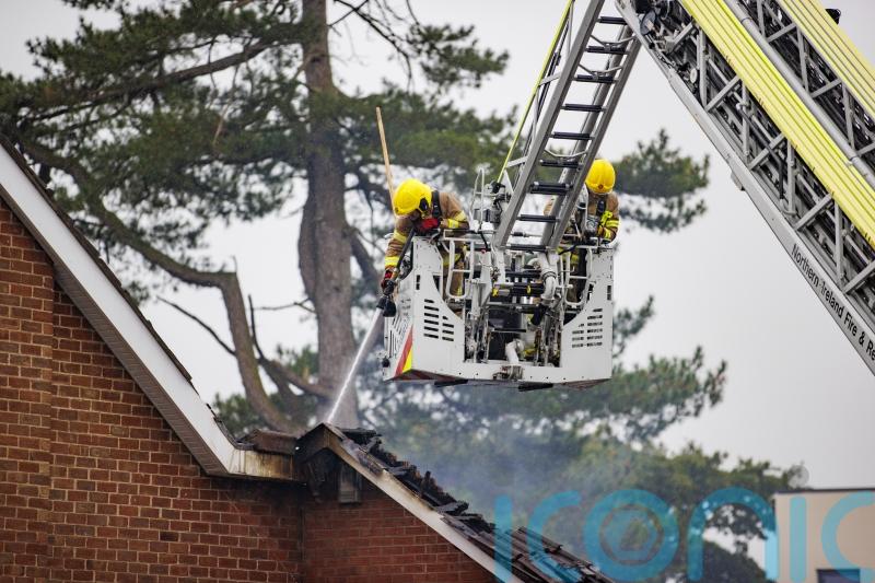 Co Antrim church fire being treated as arson